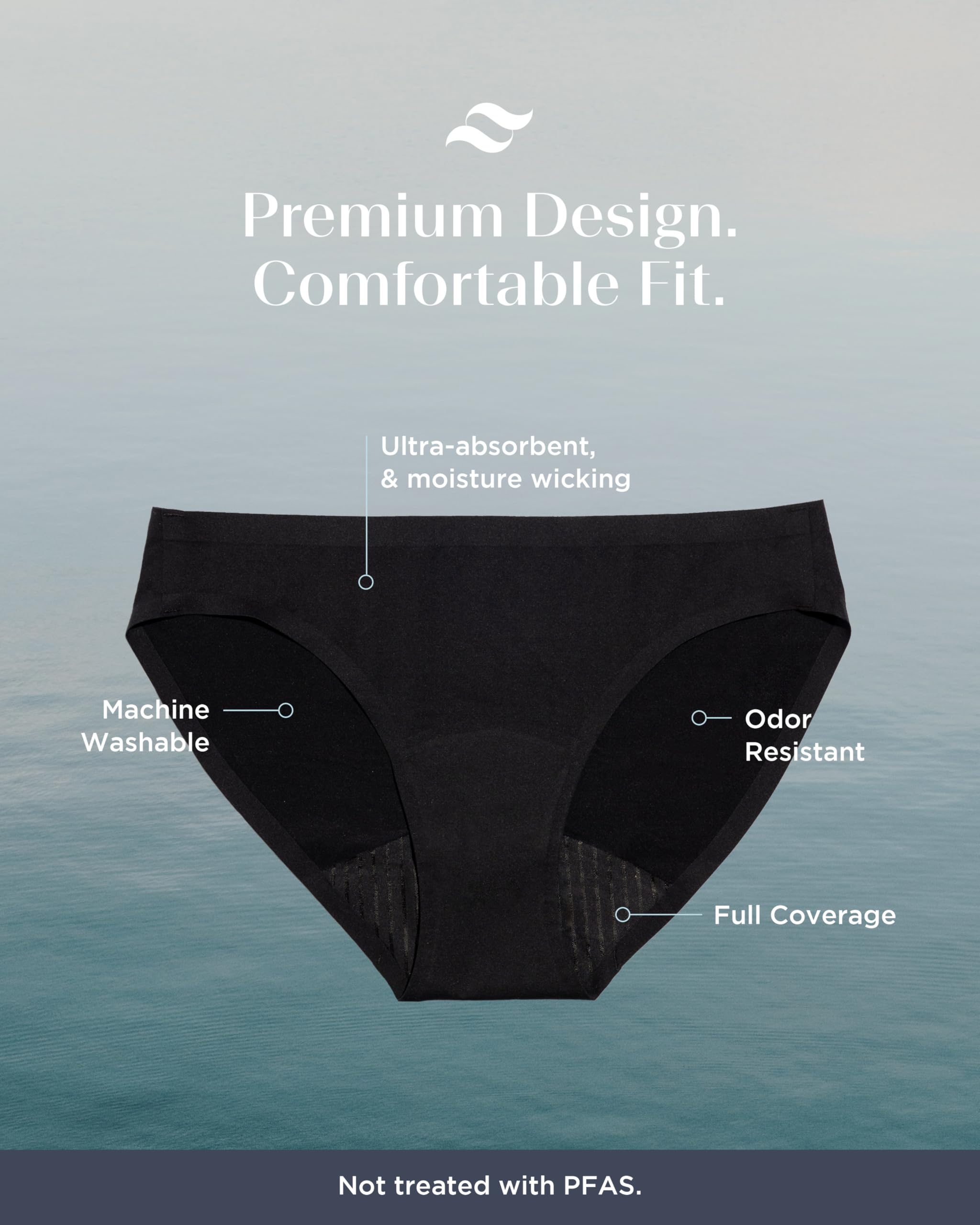 saalt Seamless Bikini - Period Underwear - Regular or Super Absorbency - Image 5